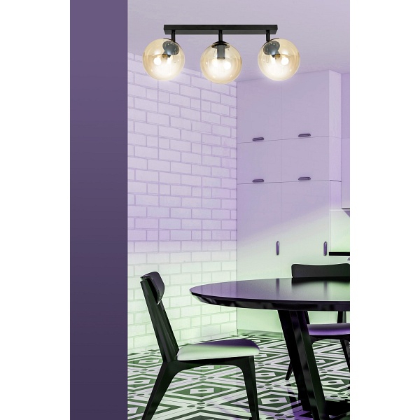 Lampa sufitowa TOFI 3 BL MIODOWY