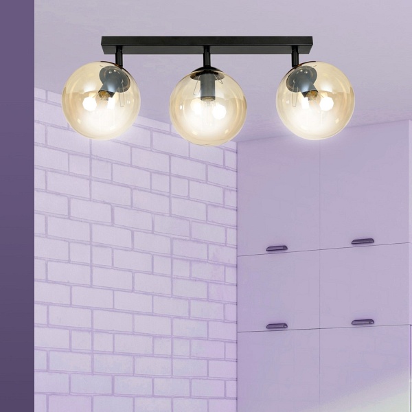 Lampa sufitowa TOFI 3 BL MIODOWY