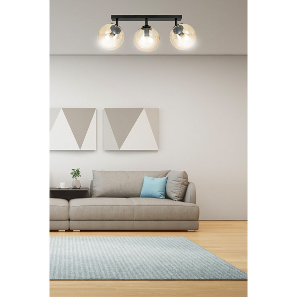 Lampa sufitowa TOFI 3 BL MIODOWY