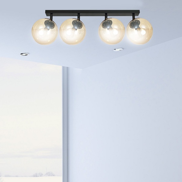 Lampa sufitowa TOFI 4 BL MIODOWY
