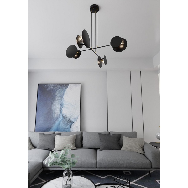 Lampa wisząca IDEA 4 BLACK