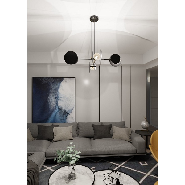 Lampa wisząca IDEA 4 BLACK