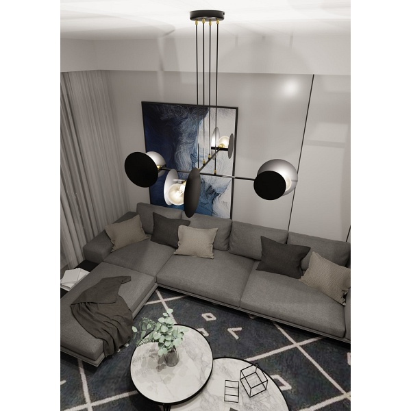 Lampa wisząca IDEA 4 BLACK