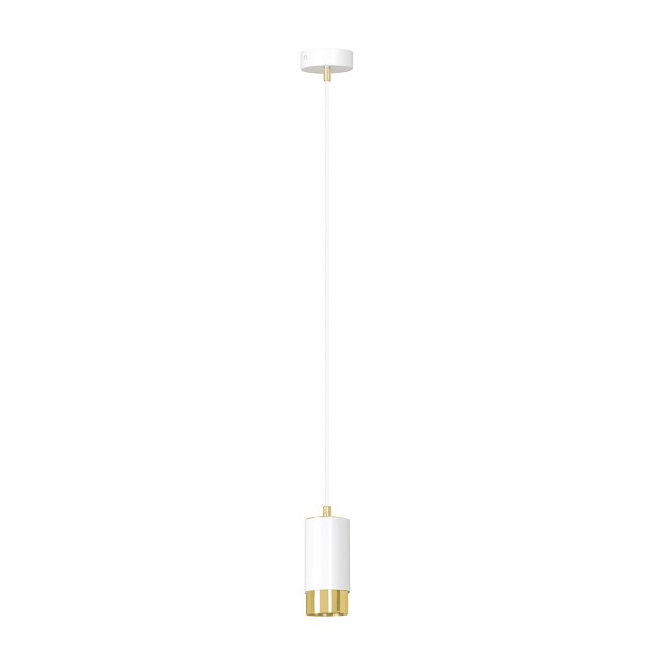 Lampa wisząca FUMIKO 1 WH/GOLD