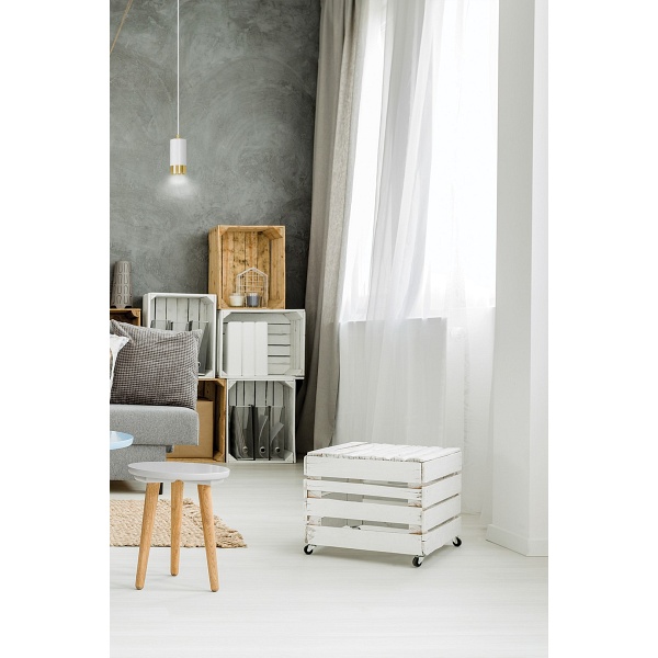 Lampa wisząca FUMIKO 1 WH/GOLD