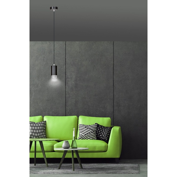 Lampa wisząca FUMIKO 1 BL/CHROME