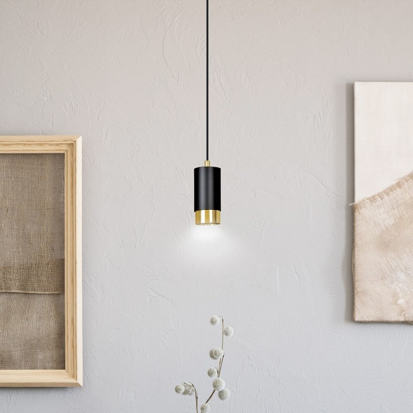 Lampa wisząca FUMIKO 1 BL/GOLD