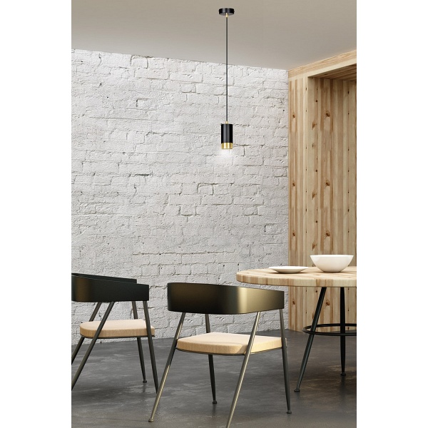 Lampa wisząca FUMIKO 1 BL/GOLD