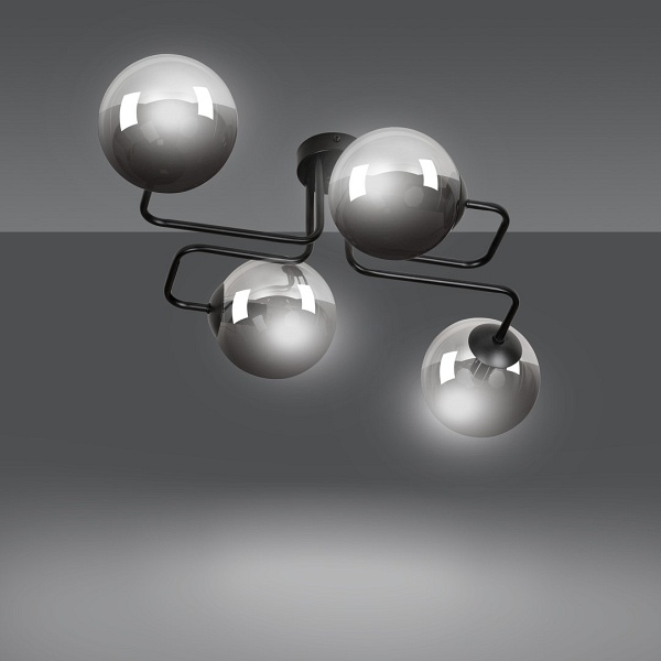 Lampa sufitowa BRENDI 4 BL GRAFIT