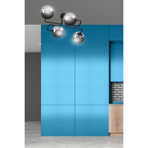Lampa sufitowa BRENDI 4 BL GRAFIT