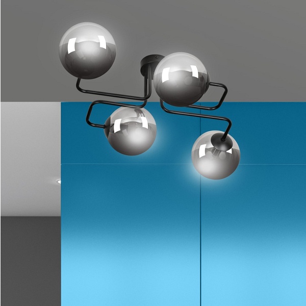 Lampa sufitowa BRENDI 4 BL GRAFIT