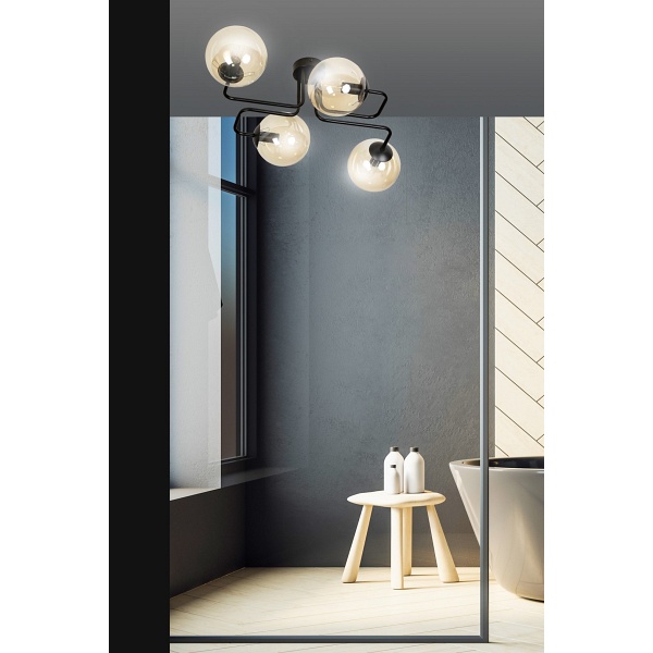 Lampa sufitowa BRENDI 4 BL MIODOWY