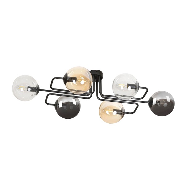 Lampa sufitowa BRENDI 6A BL MIX 1