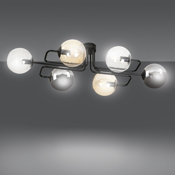 Lampa sufitowa BRENDI 6A BL MIX 1