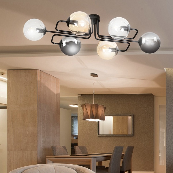 Lampa sufitowa BRENDI 6A BL MIX 1