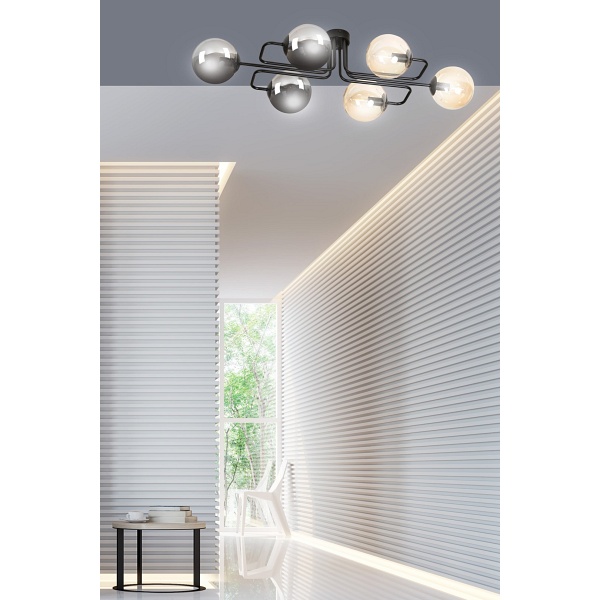 Lampa sufitowa BRENDI 6A BL MIX 2