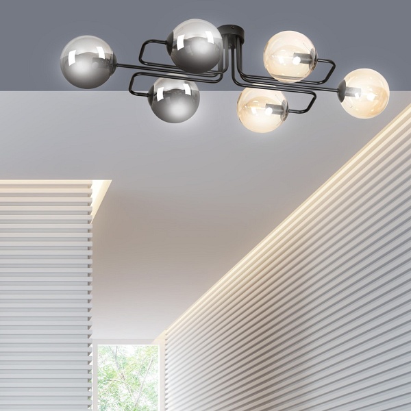 Lampa sufitowa BRENDI 6A BL MIX 2