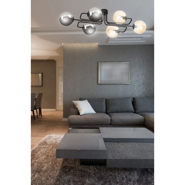 Lampa sufitowa BRENDI 6A BL MIX 2