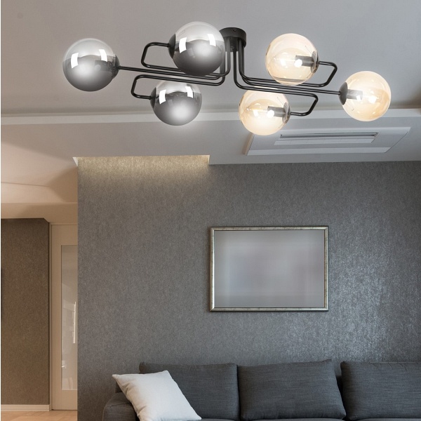 Lampa sufitowa BRENDI 6A BL MIX 2