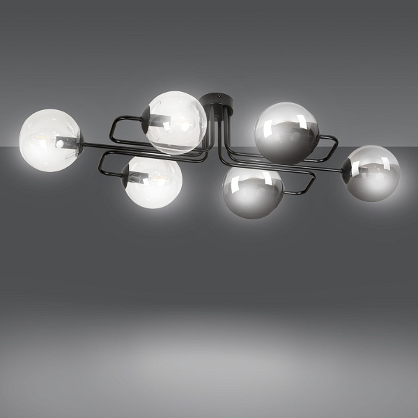 Lampa sufitowa BRENDI 6A BL MIX 3