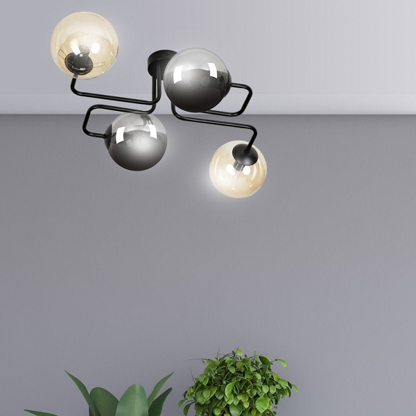 Lampa sufitowa BRENDI 4 BL MIX 2