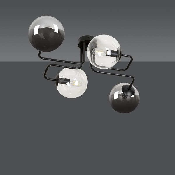 Lampa sufitowa BRENDI 4 BL MIX 3 - Emibig