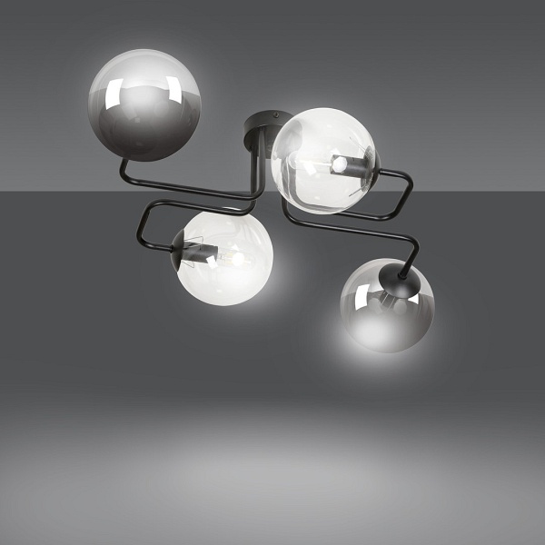 Lampa sufitowa BRENDI 4 BL MIX 3 - Emibig