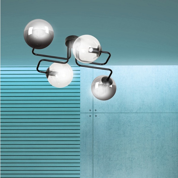 Lampa sufitowa BRENDI 4 BL MIX 3 - Emibig
