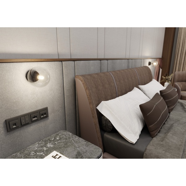 Kinkiet ROSSI K1 BL TRANSPARENT