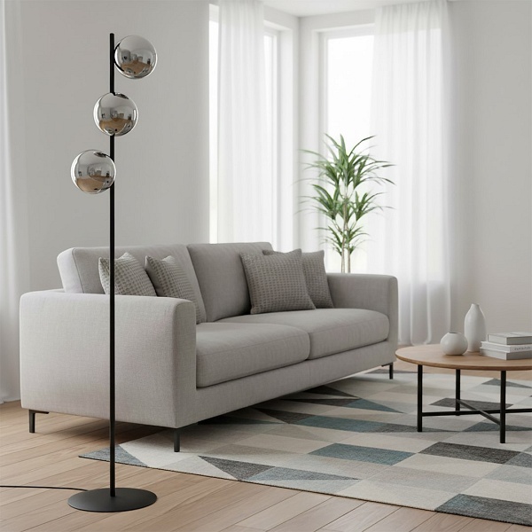 Lampa podłogowa ROSSI LP3 GRAFIT - Emibig