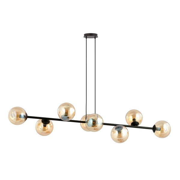 Lampa wisząca ROSSI 8 BL MIODOWY - Emibig