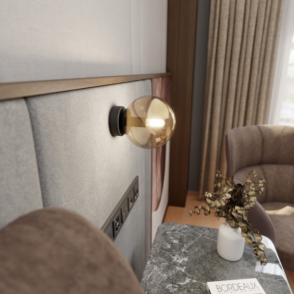 Kinkiet ROSSI K1 BL MIODOWY