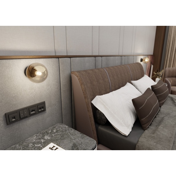 Kinkiet ROSSI K1 BL MIODOWY