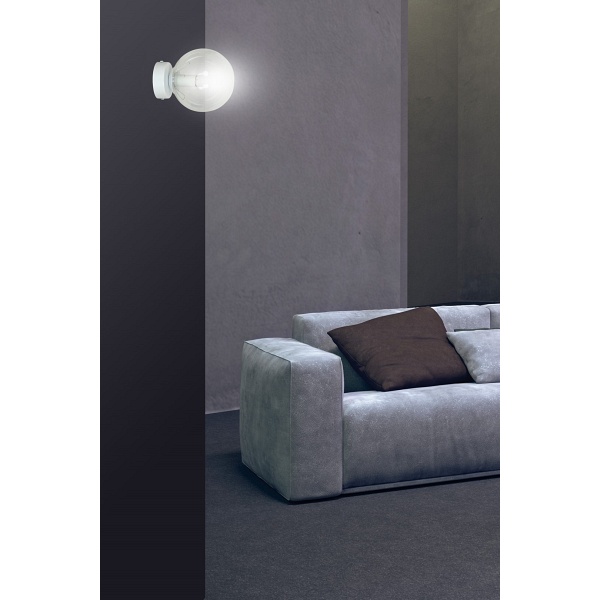 Kinkiet ROSSI K1 WH TRANSPARENT