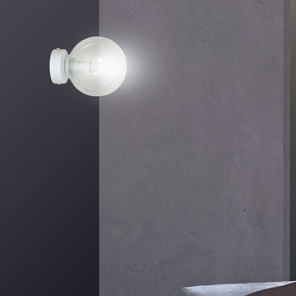 Kinkiet ROSSI K1 WH TRANSPARENT