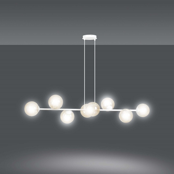 Lampa wisząca ROSSI 8 WH MIODOWY