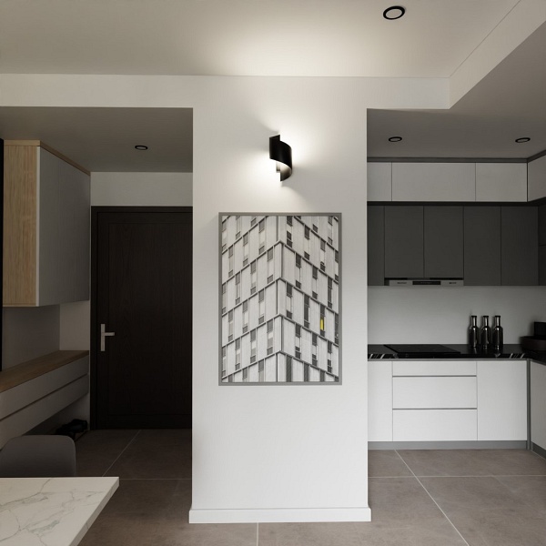 Kinkiet SPINER BLACK