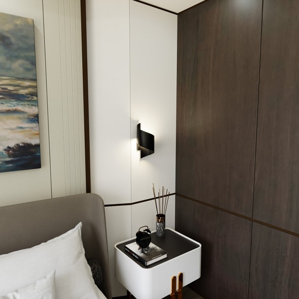 Kinkiet SPINER BLACK