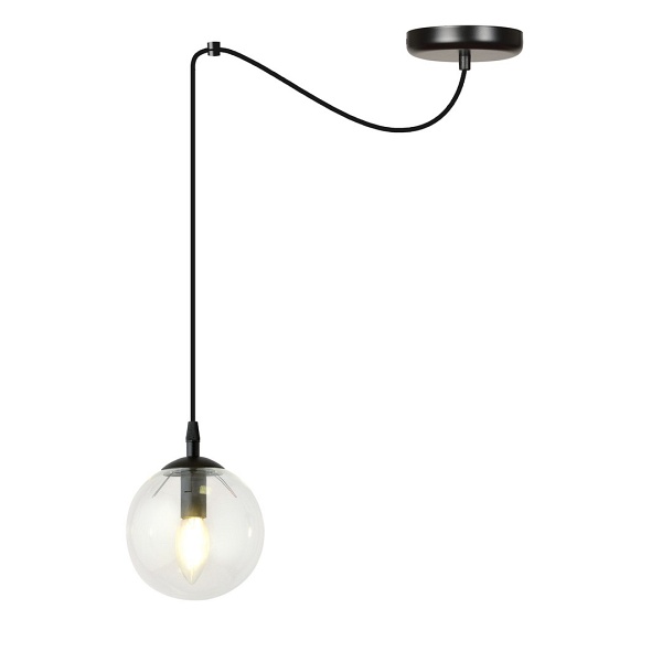 Lampa wisząca GIGI 1 BL TRANSPARENT