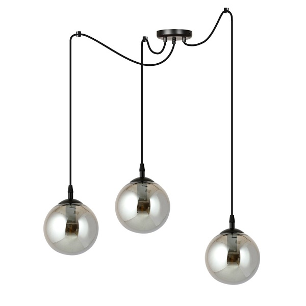 Lampa wisząca GIGI 3 BL GRAFIT - Emibig