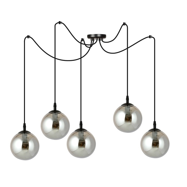 Lampa wisząca GIGI 5 BL GRAFIT - Emibig
