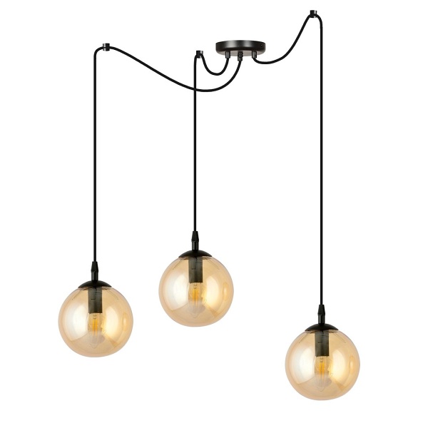 Lampa wisząca GIGI 3 BL MIODOWY - Emibig