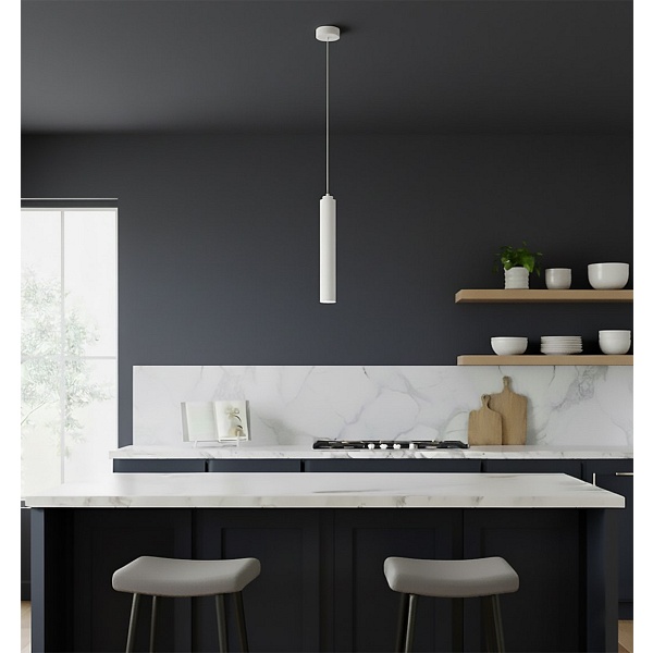 Lampa wisząca LUNA 1 WHITE - Emibig