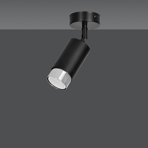 Lampa sufitowa HIRO 1 BL/CHROME - Emibig