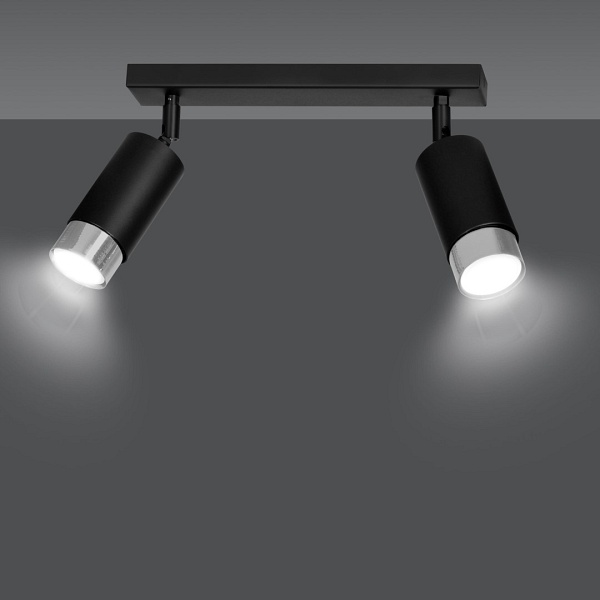 Lampa sufitowa HIRO 2 BL/CHROME