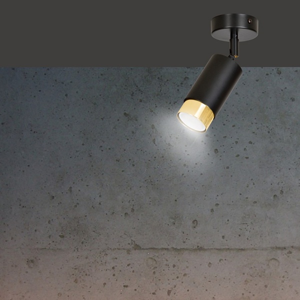 Lampa sufitowa HIRO 1 BL/GOLD