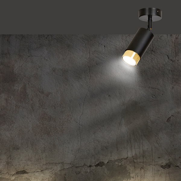 Lampa sufitowa HIRO 1 BL/GOLD