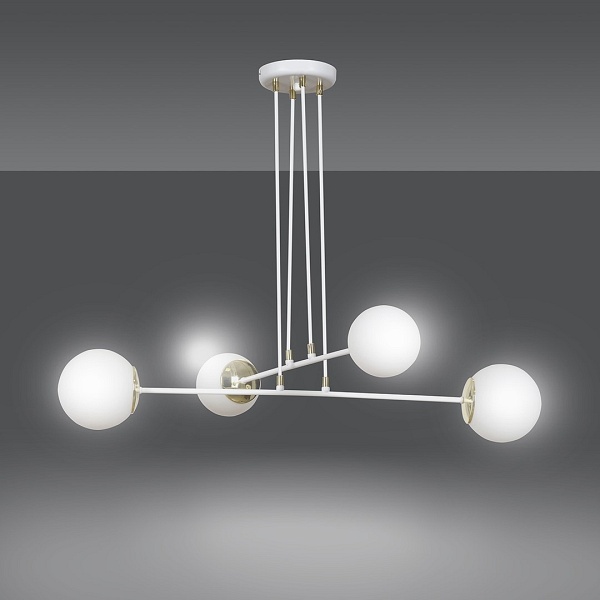 Lampa wisząca OGNIS 4 WHITE - Emibig