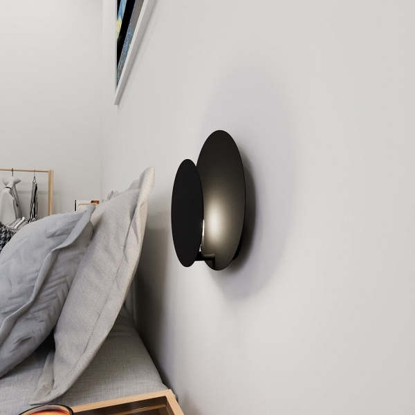 Kinkiet CIRCLE 1C BLACK - Emibig