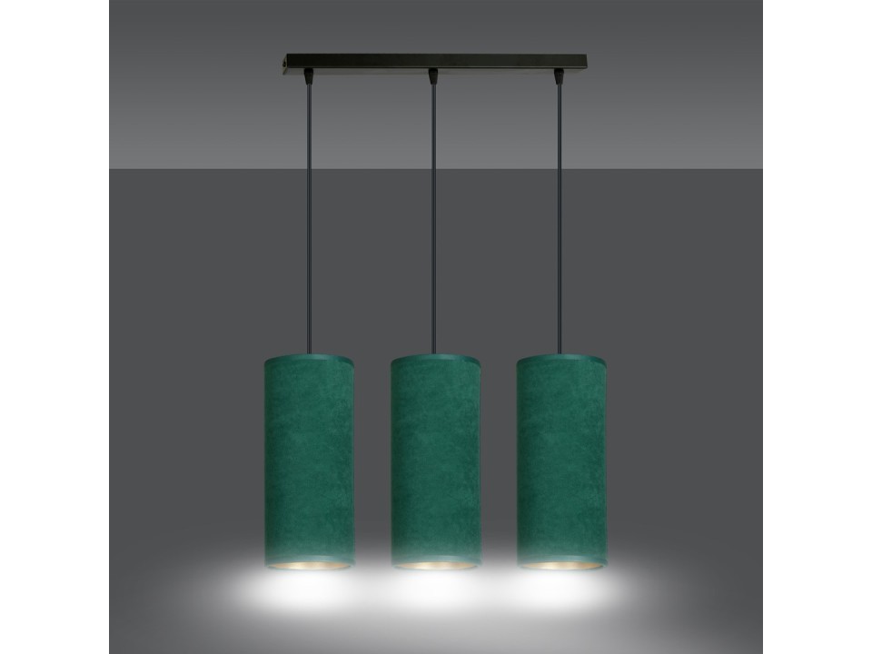 Lampa wisząca BENTE 3 BL GREEN